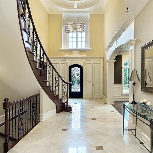 19.7'' Double Round Metal Chandelier