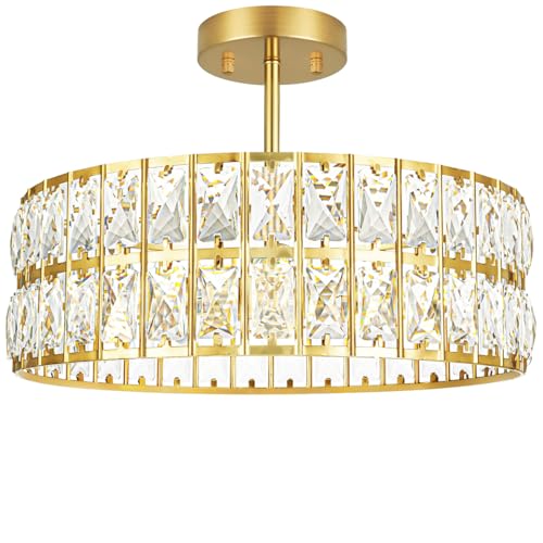 Crystal Ceiling Light Fixture