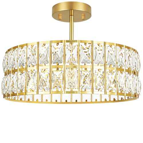 Crystal Ceiling Light Fixture