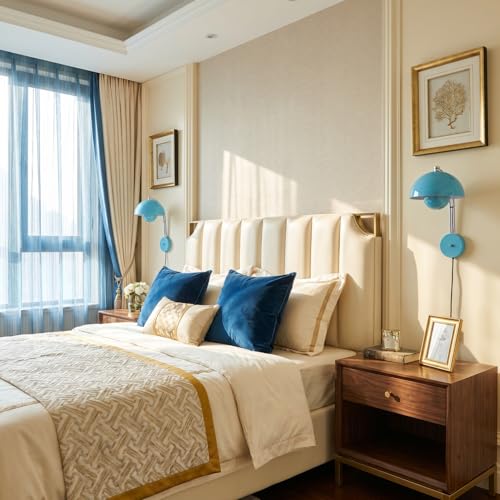 Mid Century Modern Bud Plug in Wall Sconces for Bedroom