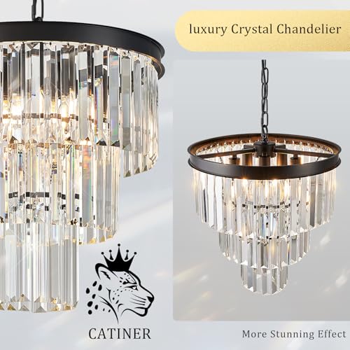16" Modern Crystal Chandeliers (6 Count)