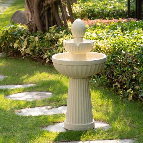 37.80” H Outdoor Water Fountain Made with Eco