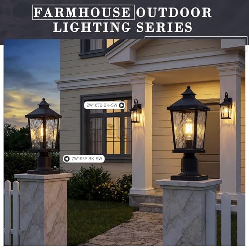 17 Inch Outdoor Lamp Post Fixture
