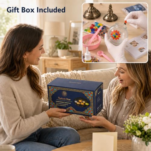 Turkish Mosaic Lamp Kit for Adults (120Red)