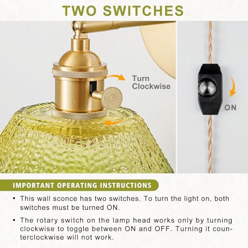 Plug in Wall Sconce