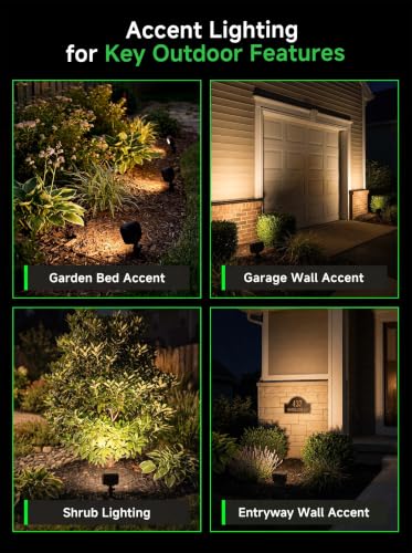 12V Landscape Flood Light (7W Warm White (3000K) / 4 Pack(Wiring Required))