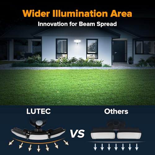 84W 9500LM LED Flood Lights Hardwire Motion Sensor Outdoor Lights (4 Count)
