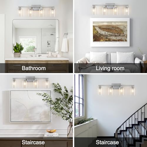 4 Light Bathroom Light Fixtures