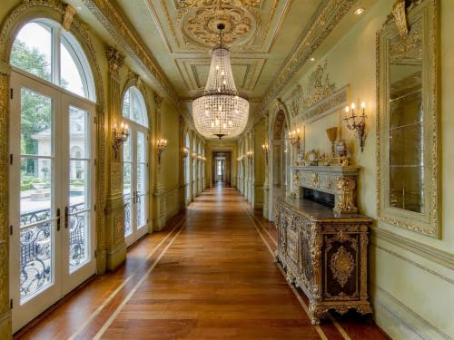 French Empire Crystal Chandelier for Foyer Entryway