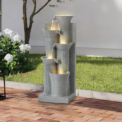 5 Tier Outdoor Indoor Water Feature Fountain