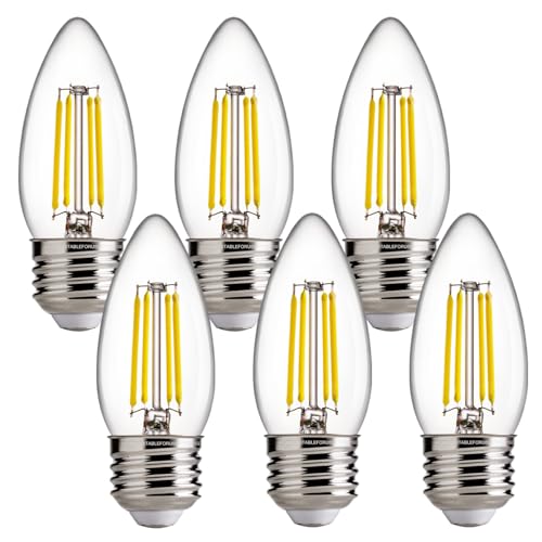 Dimmable LED Candelabra Bulbs (5.98 Count)