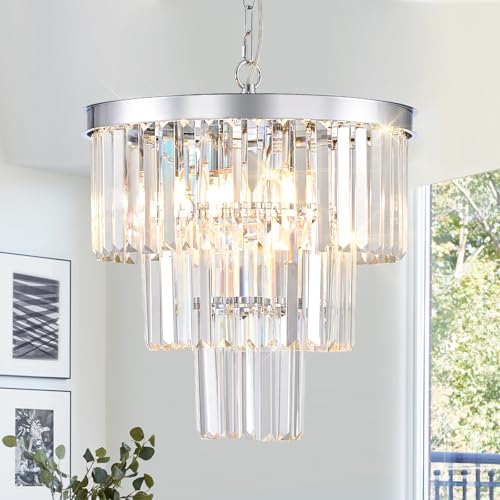 16" Modern Crystal Chandeliers