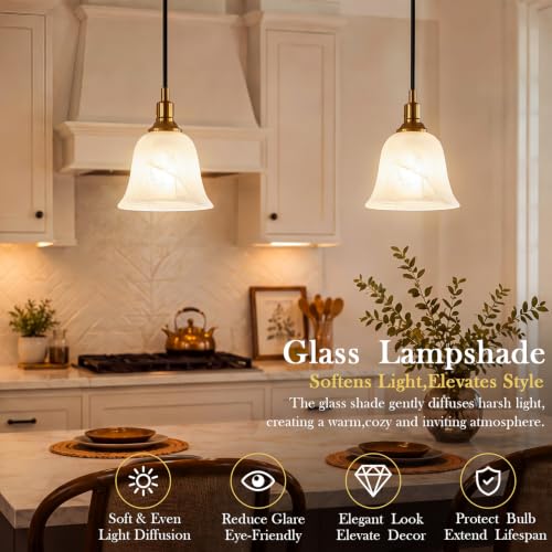 1 Pcs White Alabaster Bell Shaped Glass Lamp Shade Replacement