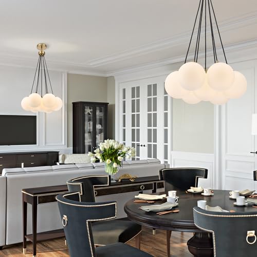 Modern Sputnik Glass Chandelier