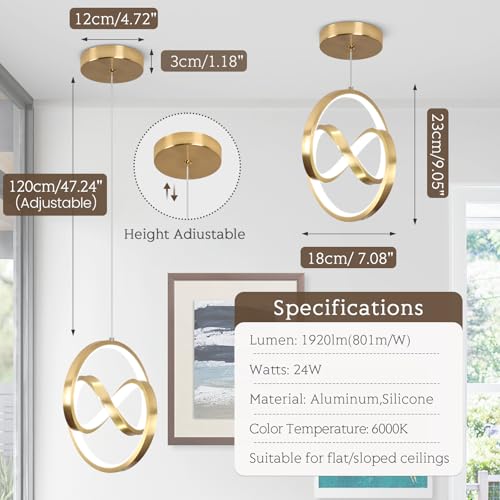 Modern LED Pendant Lights Kitchen Island