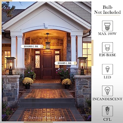Modern Outdoor Post Light Fixture