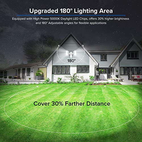 38W 5000LM Motion Sensor Outdoor Lights
