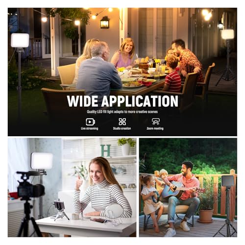Basics LED Video Light Panel Lighting Kit