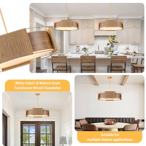 23.62'' Rattan Chandelier for Dining Room