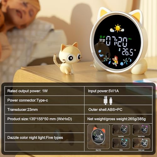 Kids Alarm Clock Night Light