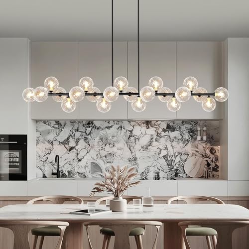 Linear Chandelier Dining Room Light Fixture Sputnik Linear Pendant Light