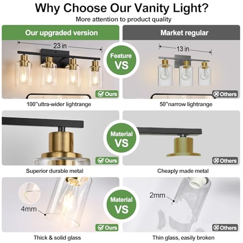 4 Light Bathroom Light Fixtures