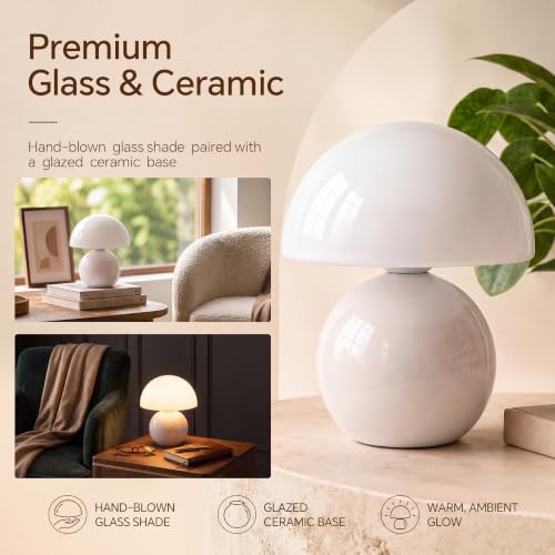 Mushroom Lamp Table Lamps Set of 2 for Bedroom Living Room (2 Count)