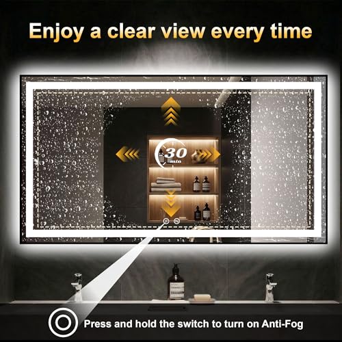 LED Bathroom Mirror with Light