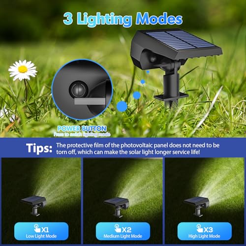 Solar Lights Outdoor Waterproof (4 Count)