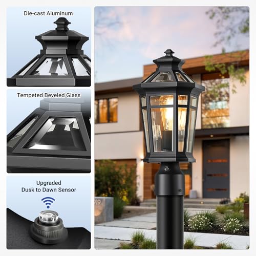 2 Pack Outdoor Post Light