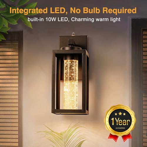 Dusk to Dawn Outdoor Wall Sconce Lantern