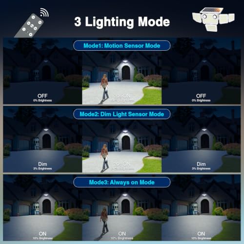 6000LM Solar Lights Outdoor