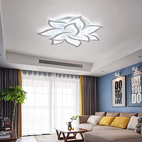 33.5" Modern LED Low Profile Flush Mount Ceiling Light
