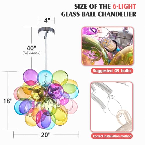 Mini Bubble Ball Chandelier
