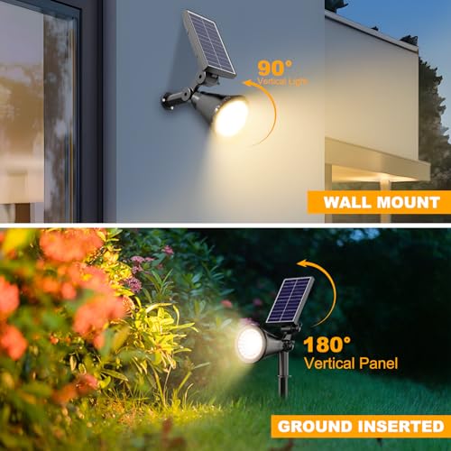 Solar Lights Outdoor Waterproof Spot Lights (3 Count)