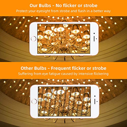 4 Pack Vintage 8W ST64 LED Edison Light Bulbs 100W Equivalent (4 Count)