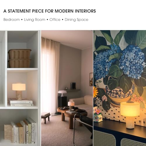 Marble Lamp Rechargeable Cordless Stone Touch Table Lamp