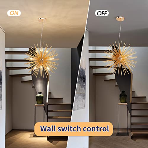 Modern Gold Sputnik Chandeliers