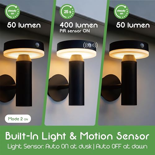 Solar Wall Lights (2 Count)