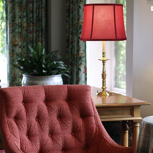 Burgundy Lamp Shade Set of 1
