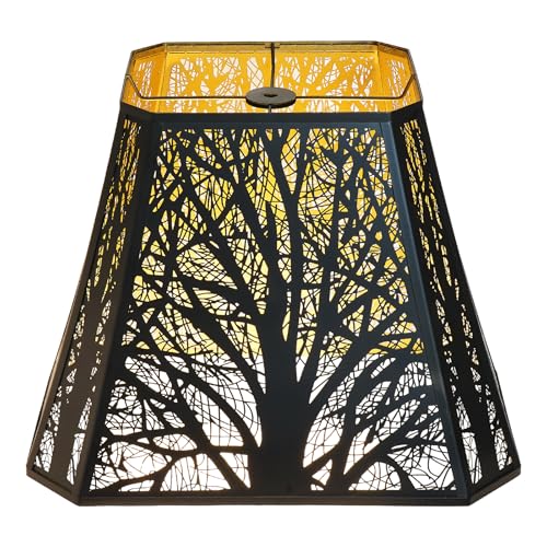 Large Metal Lampshade Square Cut Corner