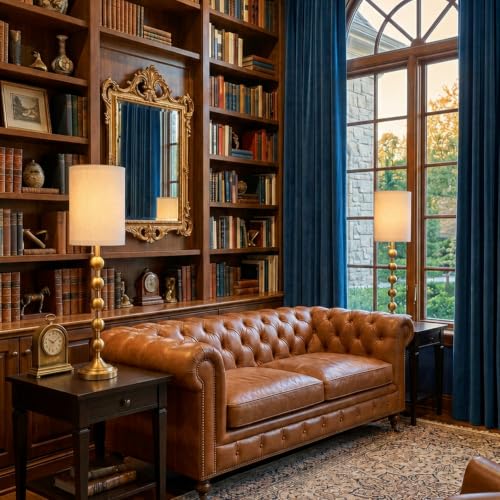 30" Tall Buffet Gold Lamps Set of 2 for Living Room