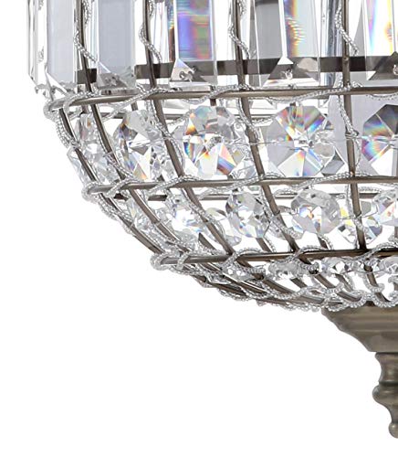 Georgina 1 Light Crystal Globe Pendant