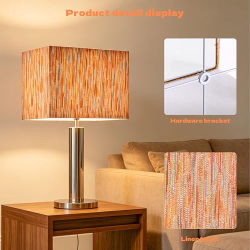 Medium Rectangle Lamp Shades Set of 2 (2 Count)