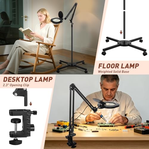 2200 Lumens 12X Esthetician Magnifying Lamp (30 Count)