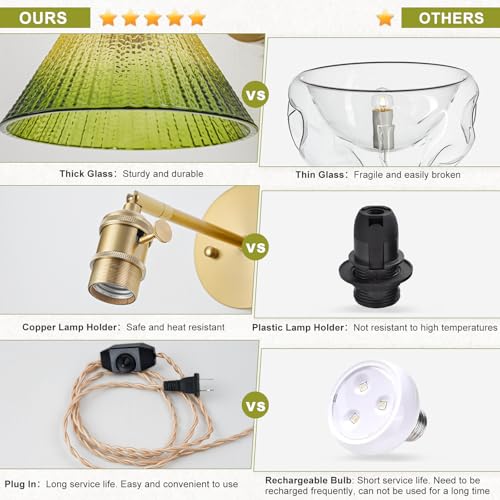 Plug in Wall Sconce