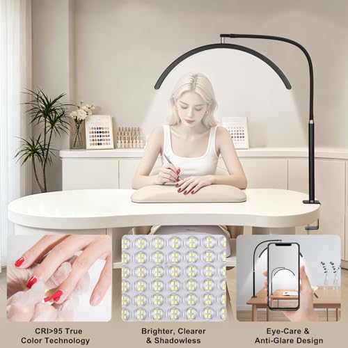 Half Moon Light for Nail Desk