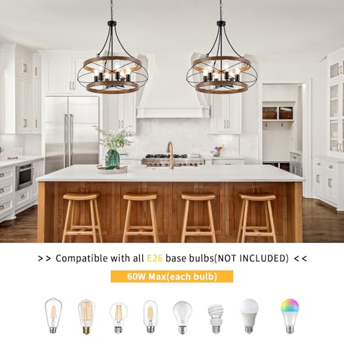 6 Light Farmhouse Chandelier