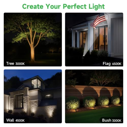 Outdoor Solar Spotlight (4 Count)
