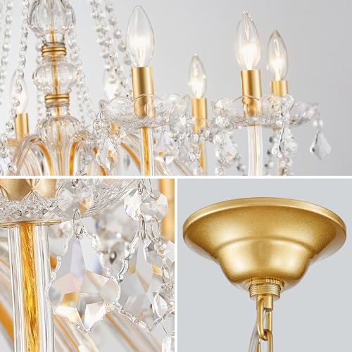 Large Crystal Chandelier